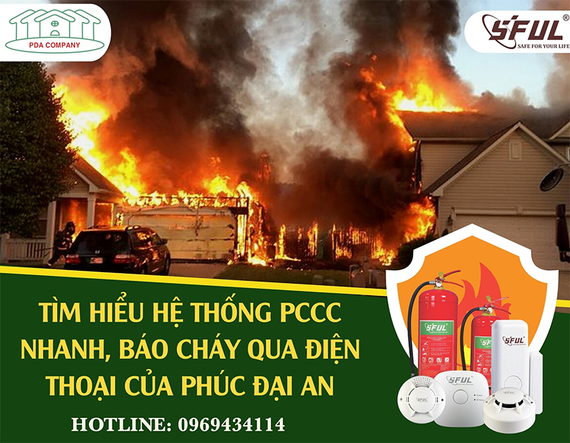 Báo cháy qua điện thoại 