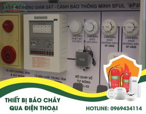 Báo cháy qua điện thoại – Thiết bị báo cháy thông minh sử dụng trong gia đình 