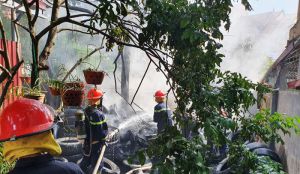 Bất cẩn khi đốt rác gây cháy lớn tại Lạng Sơn