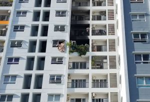 Cháy chung cư ở quận Tân Phú - TP HCM, 2 người tử vong