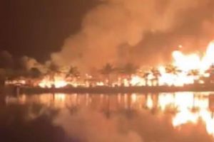 Hà Nội – Liên tiếp xảy ra 2 đám cháy nhà hàng trong đêm