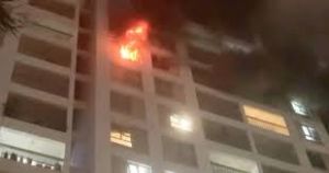 TP.HCM: Cháy chung cư ở H.Bình Chánh, nhiều cư dân tháo chạy