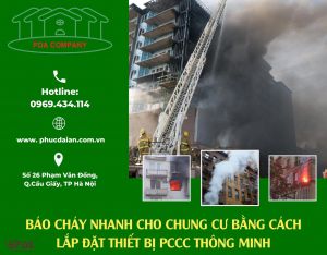 Tầm quan trọng của thiết bị báo cháy nhanh chung cư