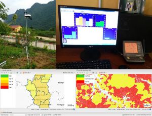 Thiết bị cảnh báo cháy rừng thông minh tại Phúc Đại An