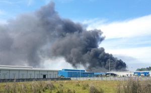 TP.HCM: Cháy lớn ở Khu công nghiệp Tân Phú Trung, Củ Chi