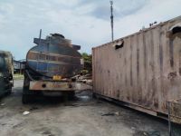 Công an vào cuộc điều tra vụ cháy lớn cạnh cửa hàng xăng dầu ở Đà Nẵng