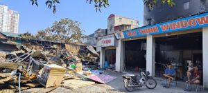 Hà Nội: Cảnh hoang tàn tại kho đồ chơi trẻ em rộng hàng trăm mét vuông sau vụ cháy lớn