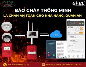 Báo cháy cho quán cafe – Giải pháp an toàn và hiện đại từ Phúc Đại An
