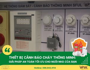 Bảo vệ cả gia đình với thiết bị báo cháy qua điện thoại của Phúc Đại An