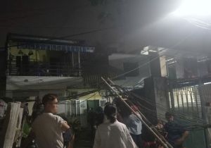 Cháy lớn tại công ty sản xuất nội thất ở Hải Phòng