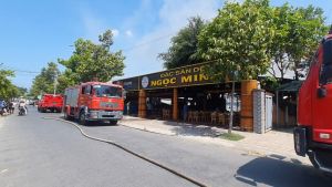 Cháy lớn tại quán lẩu dê, nhiều tài sản bị thiêu rụi