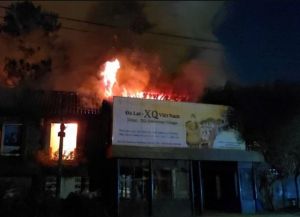 Cháy lớn tại Trung tâm tranh thêu lụa Đà Lạt XQ Việt Nam