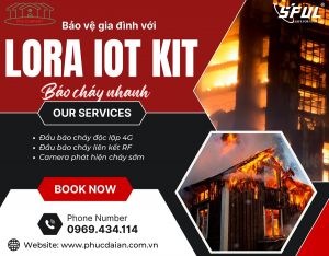 Còi đèn báo động Lora – Giải pháp cảnh báo thông minh, an toàn vượt trội từ Phúc Đại An