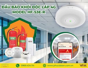 Giải pháp an toàn với Đầu báo khói độc lập 4G