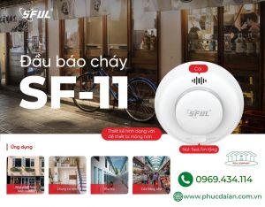 Đầu báo khói quang SF11 - Chọn Phúc Đại An chọn uy tín