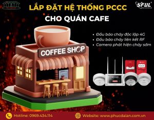 Lợi ích của việc lắp đặt hệ thống báo cháy cho quán cafe