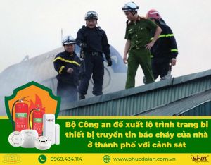 Bộ Công an đề xuất lộ trình trang bị thiết bị truyền tin báo cháy của nhà ở thành phố với cảnh sát