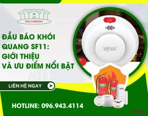 Sản phẩm đầu báo khói quang SF11 Sful Phúc Đại An