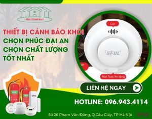 Thiết bị kiểm tra đầu báo khói - Sản phẩm ưu Việt Sful của Phúc Đại An