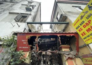 Vụ cháy nhà ở Trung Kính bắt nguồn từ xe máy điện