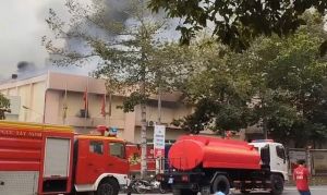 Xử lý nhanh vụ cháy trong khu công nghiệp Trảng Bàng